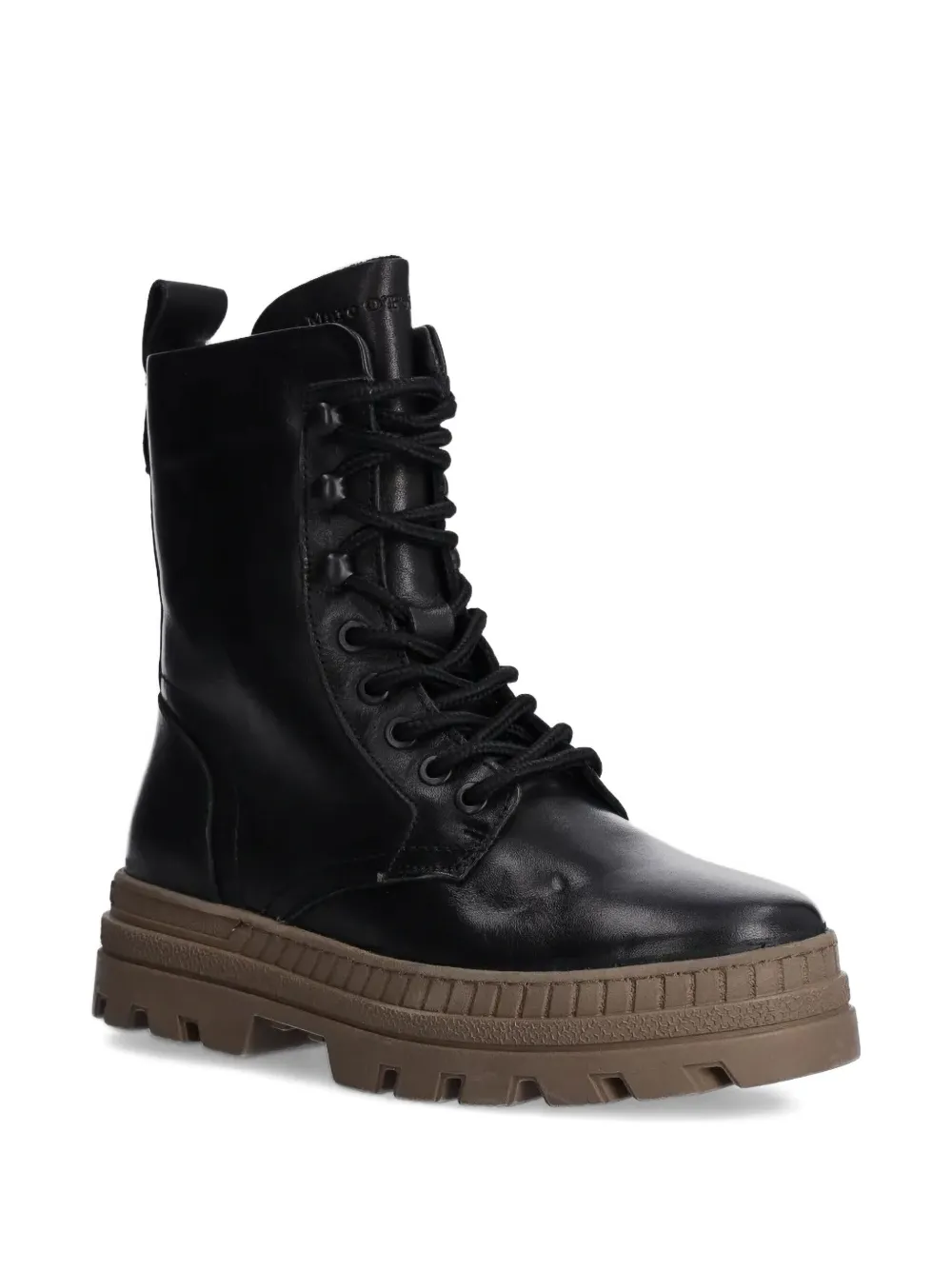 Marc O'Polo lace-up chunky-sole boots Zwart