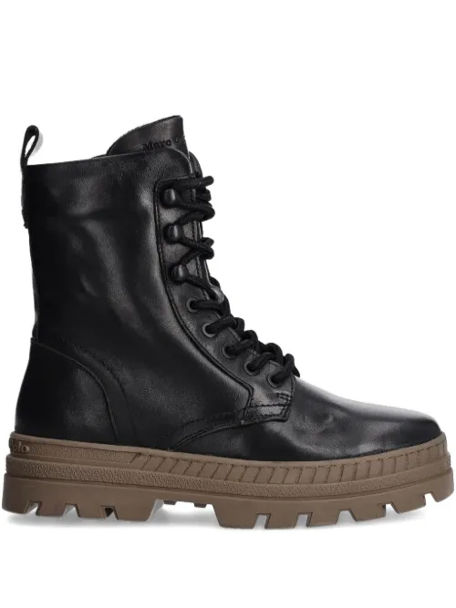 Bottines lacées à semelle épaisse - Marc O'Polo - Modalova