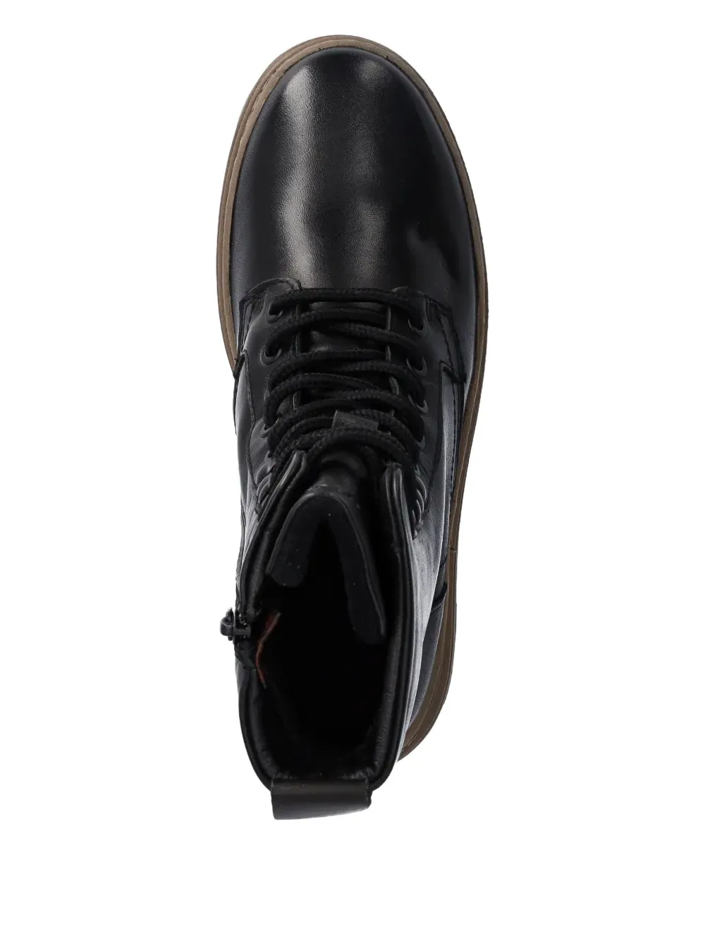 Marc O'Polo lace-up chunky-sole boots Zwart