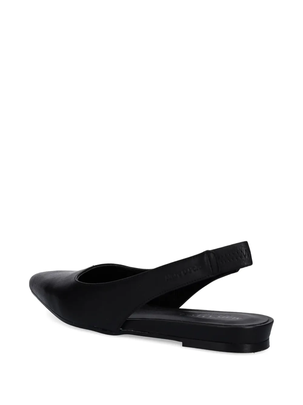 Marc O'Polo slingback pointed-toe ballet flats Black