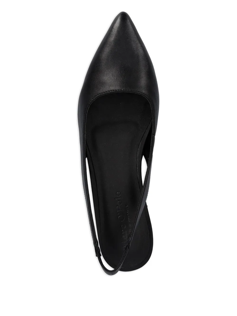 Marc O'Polo slingback pointed-toe ballet flats Black