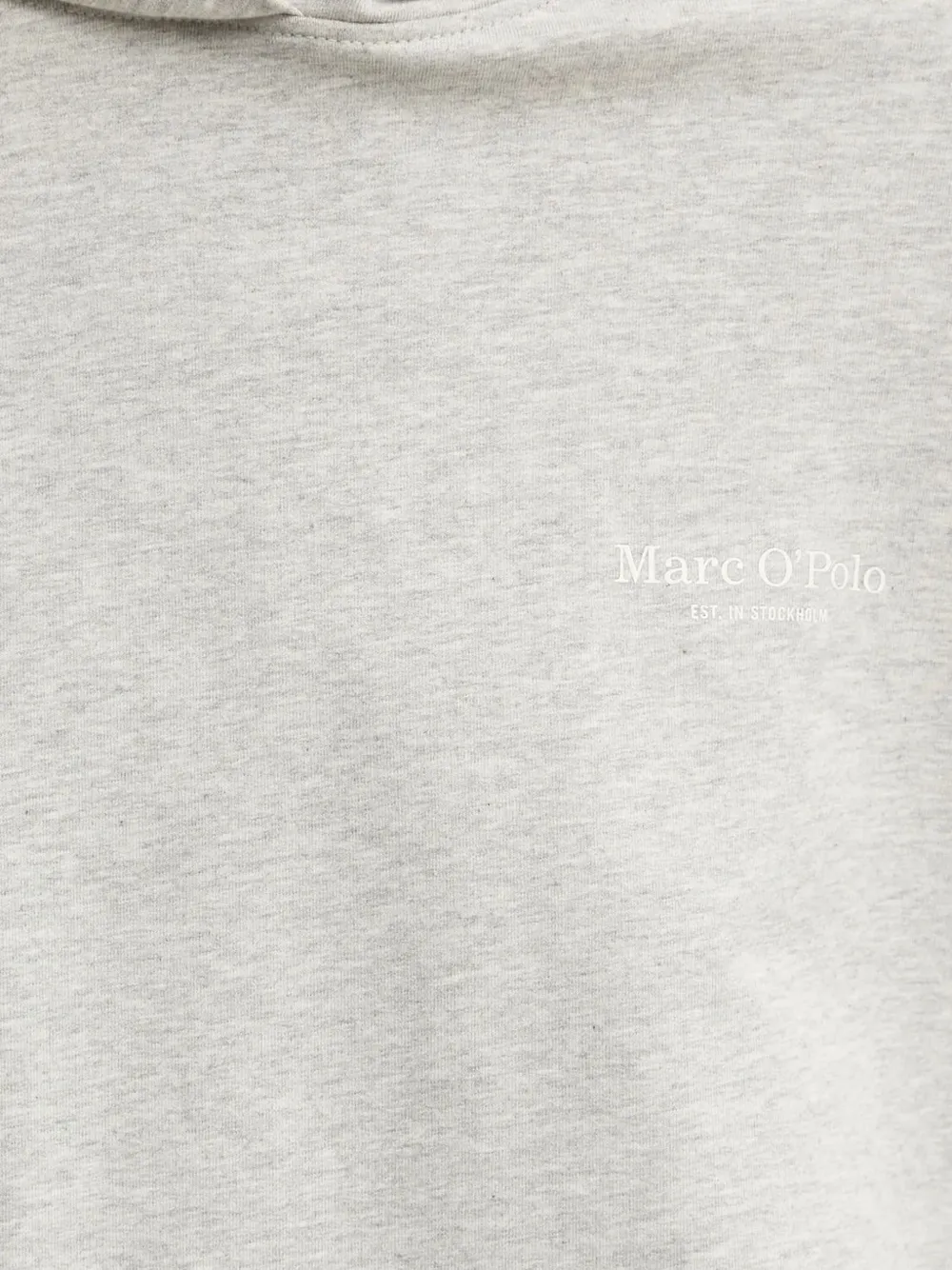 Marc O'Polo Hoodie met gerafelde rand Grijs