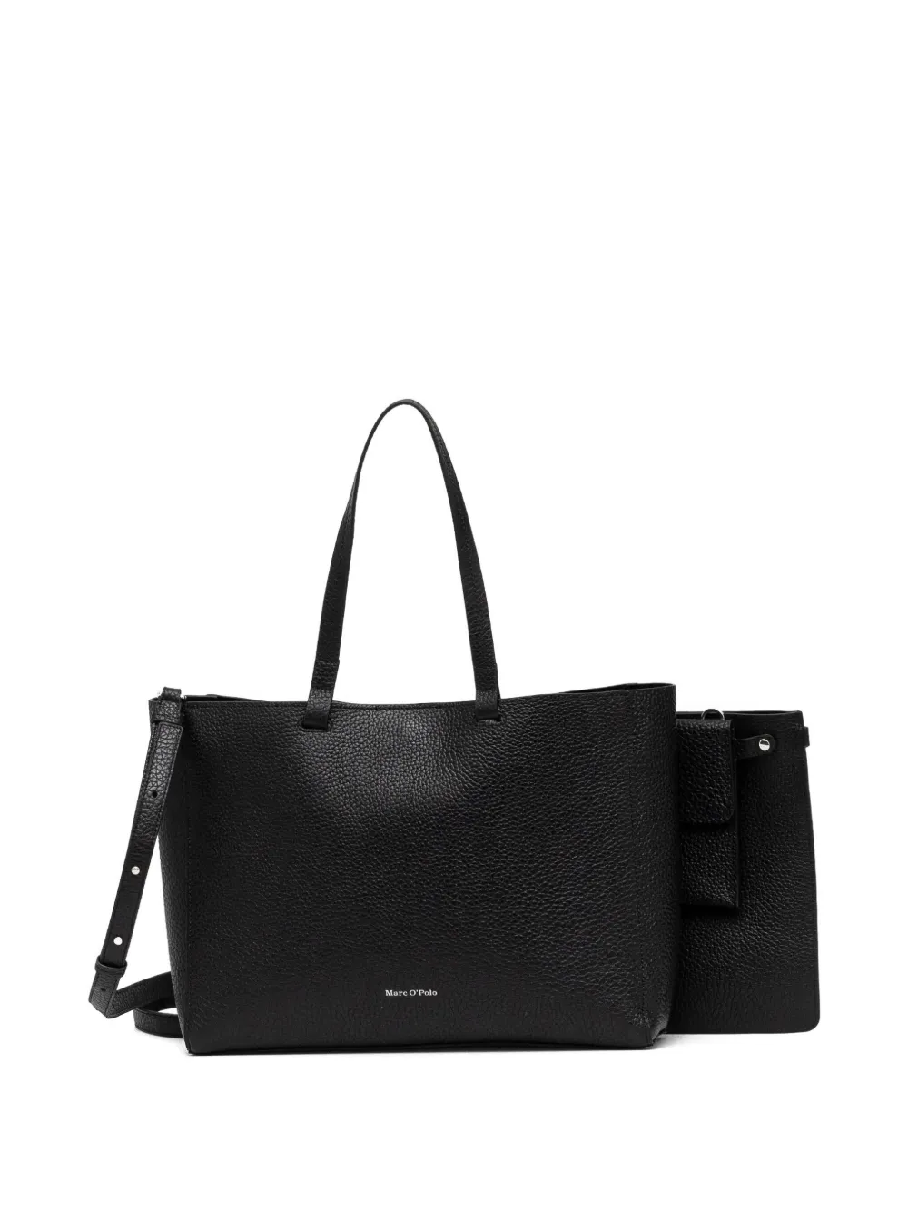 Marc O'Polo medium logo-print tote bag - Zwart