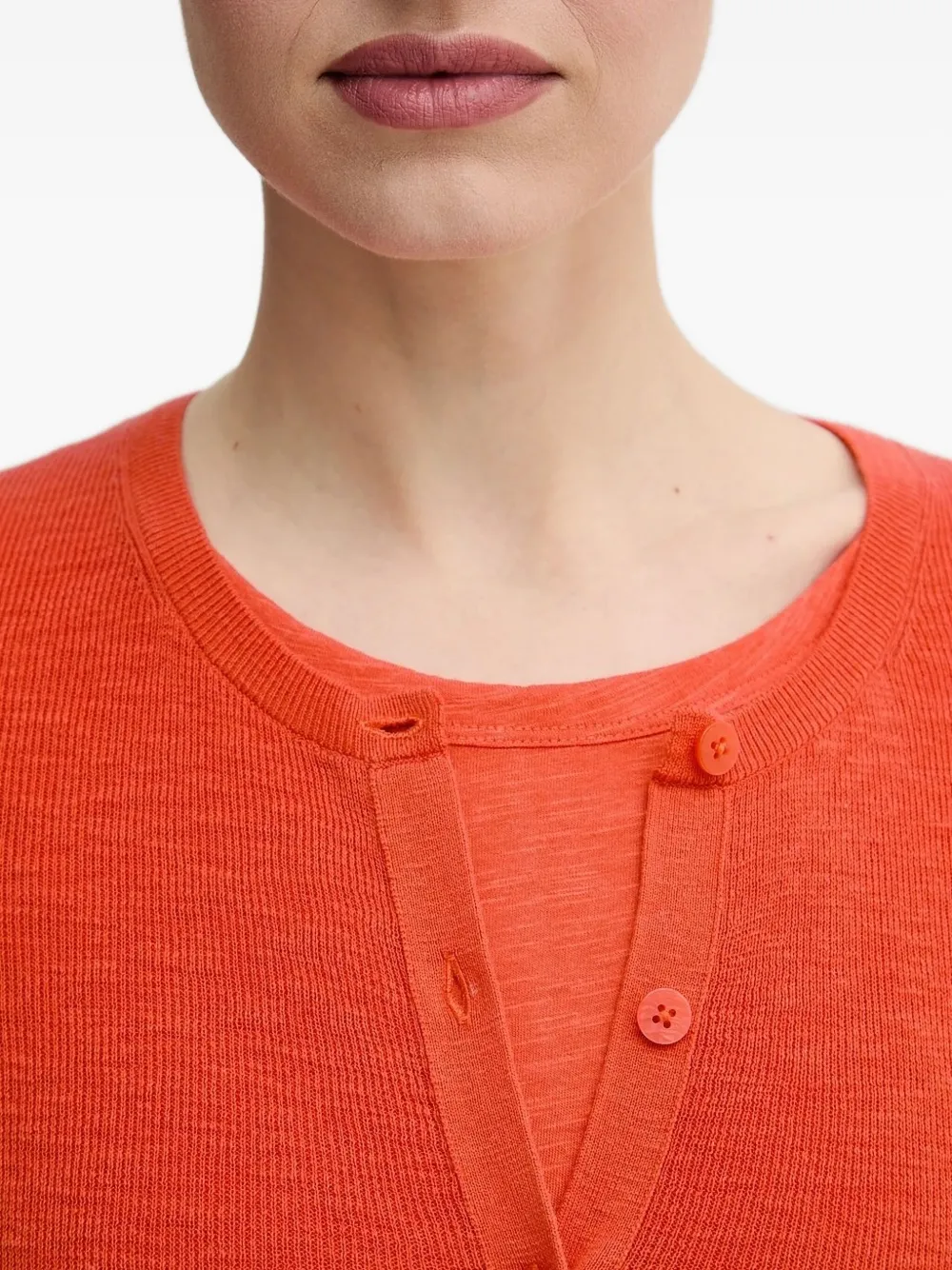 Marc O'Polo button-front cardigan Oranje