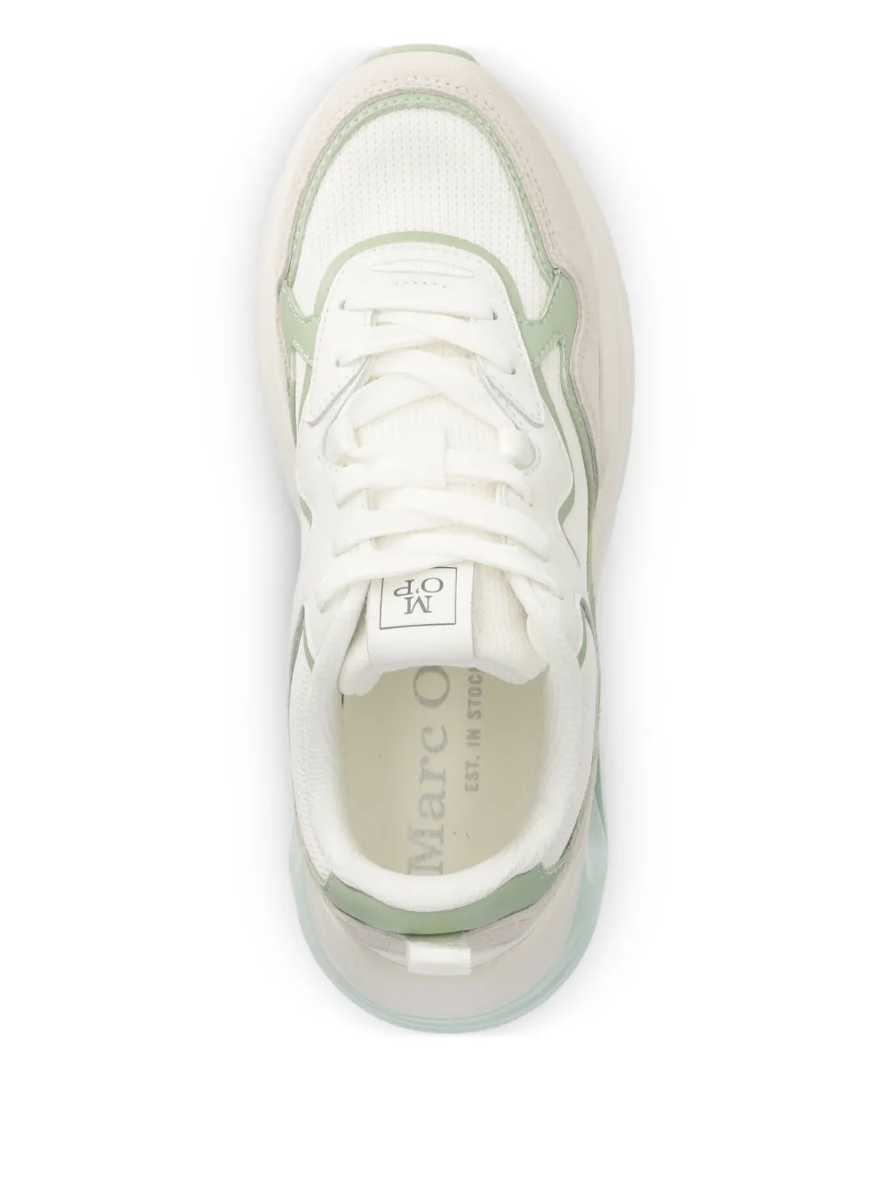 Marc O'Polo Chunky sneakers met mesh vlakken 151