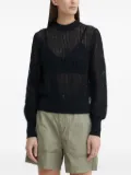 Marc O'Polo open-knit sweater - Black