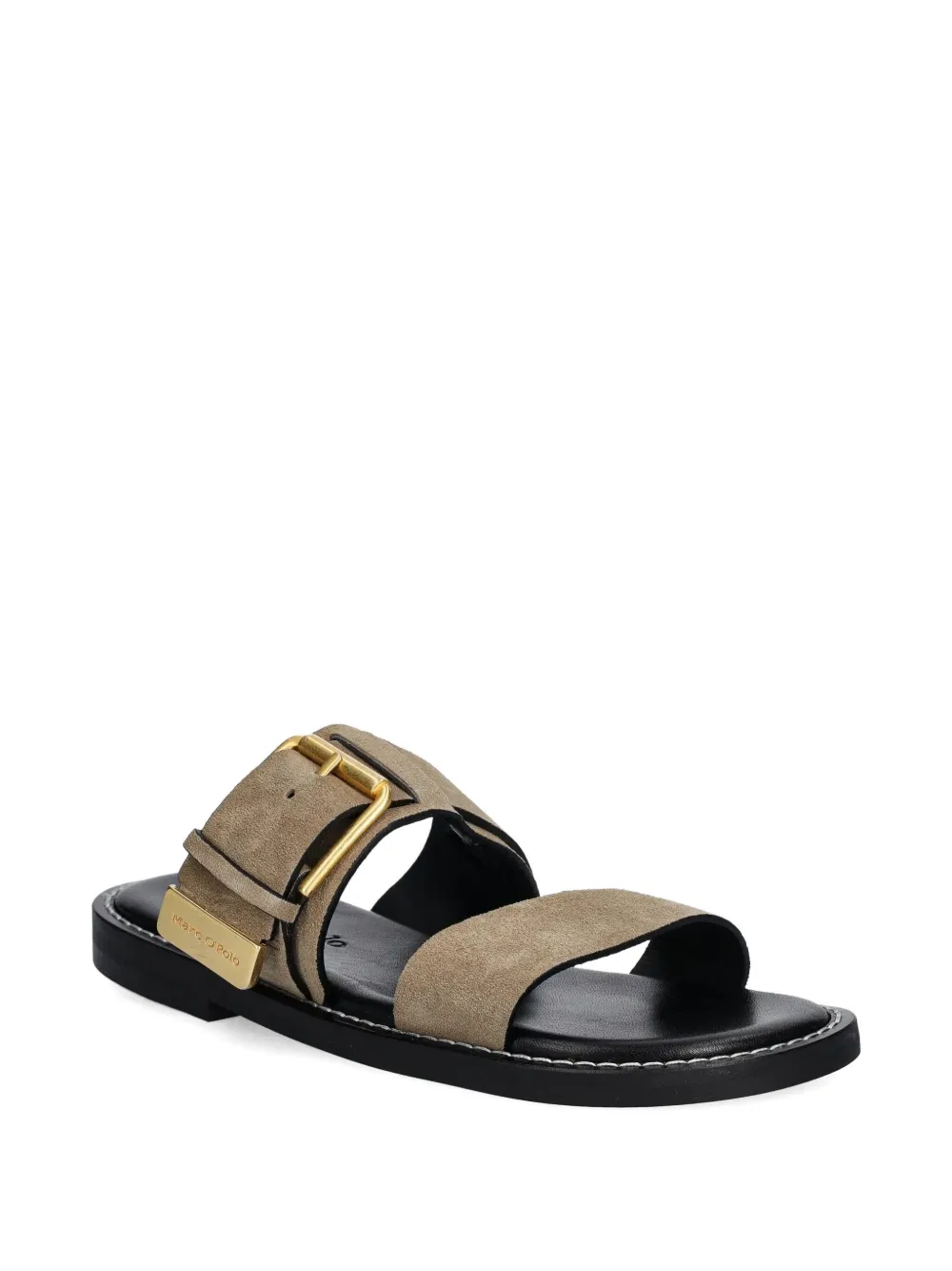 Marc O'Polo buckle-detail suede slides | Flat Sandals | Image 2