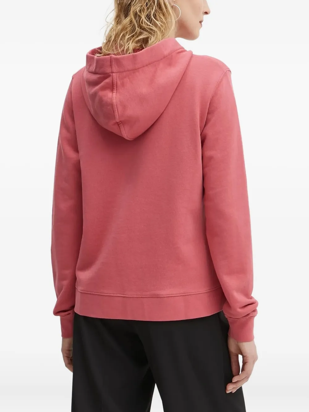 Marc O'Polo logo-detail drawstring hoodie - Roze
