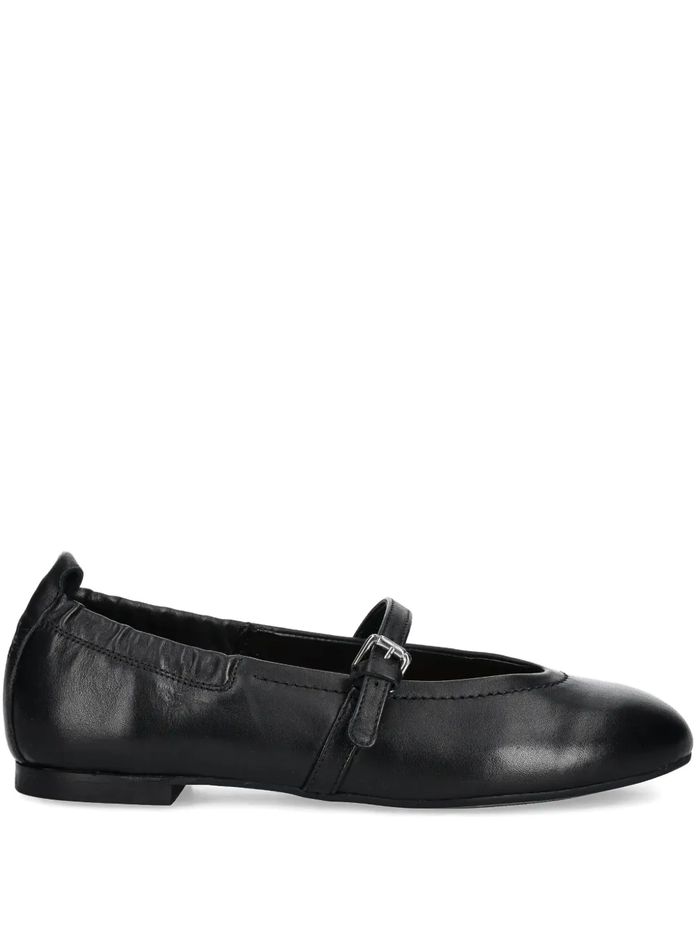 Marc O'Polo buckle-detail ballet flats 990 BLACK