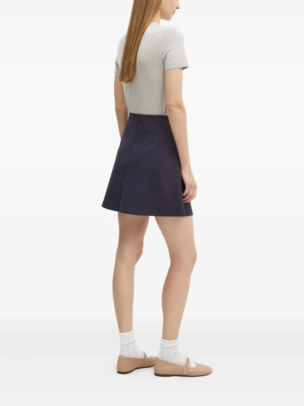 Marc O'Polo high-waist skirt - Blauw