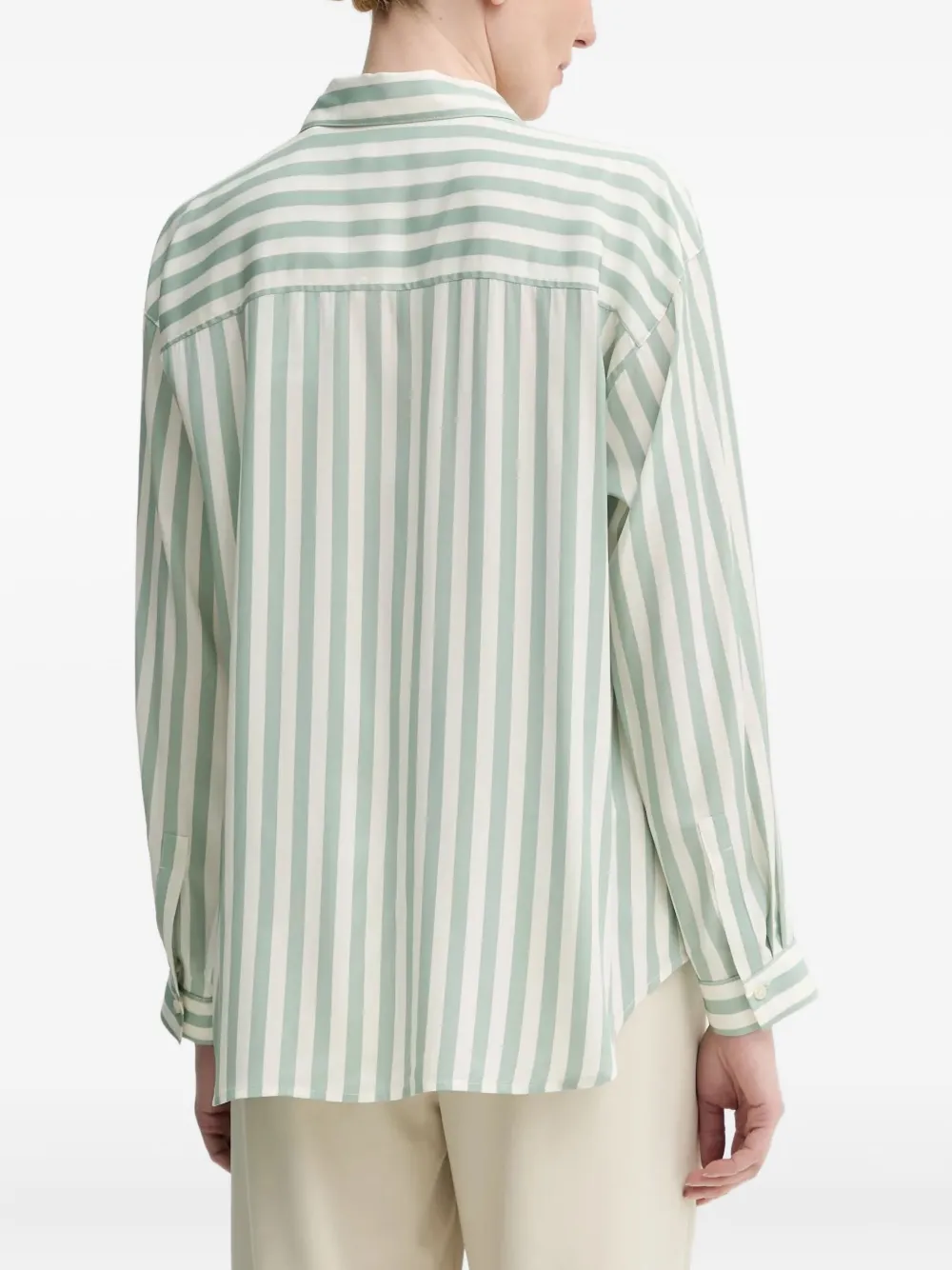 Marc O'polo Striped Shirt In Green