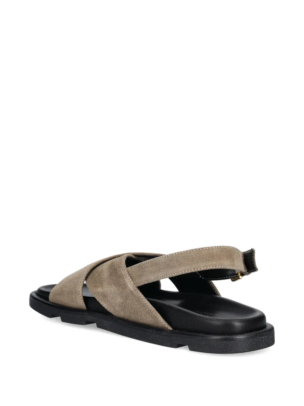 Marc O'Polo Slingback sandalen met gekruiste bandjes Grijs