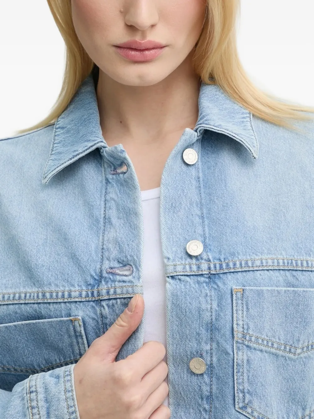 Marc O'polo Patch-pocket Denim Jacket In Blue