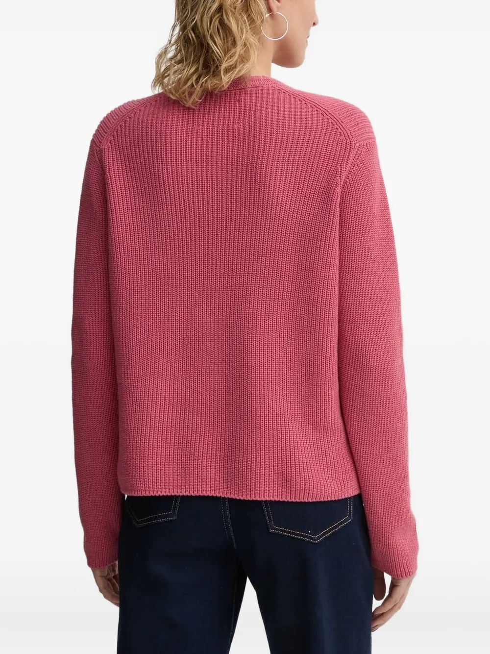 Marc O'Polo Ribgebreid vest Roze
