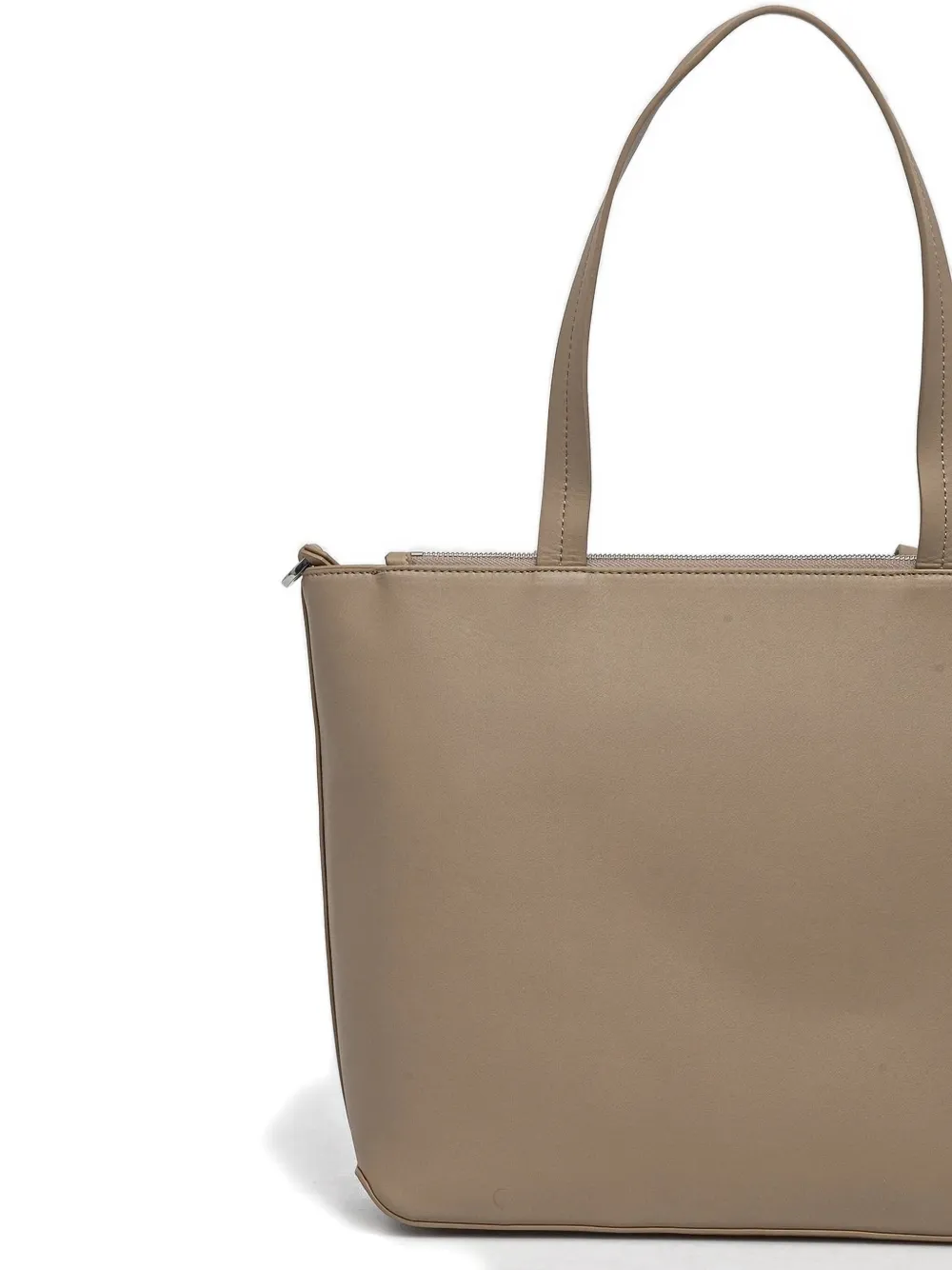 Marc O'Polo logo-embossed top-handle tote bag Groen