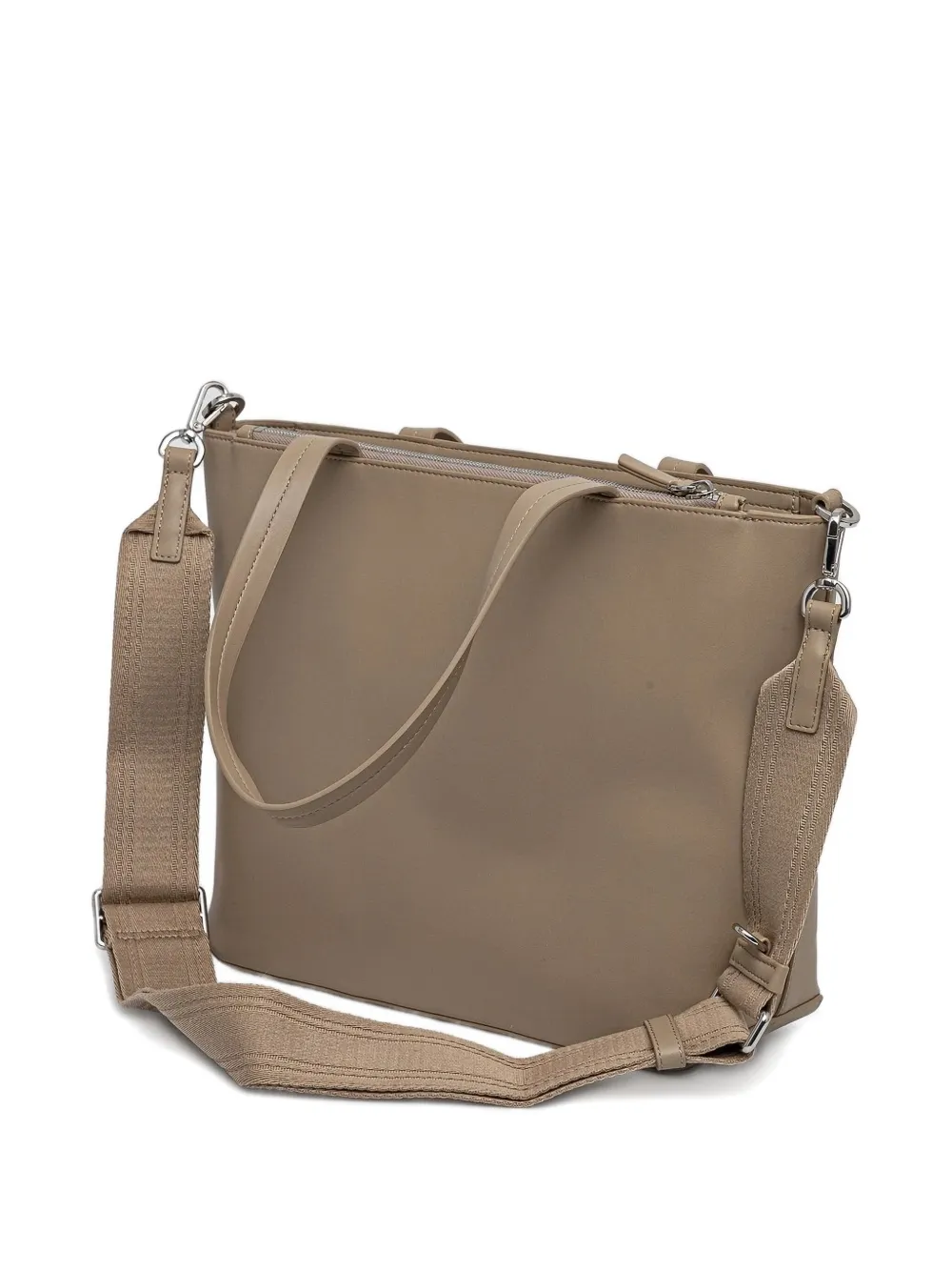 Marc O'Polo logo-embossed top-handle tote bag Groen
