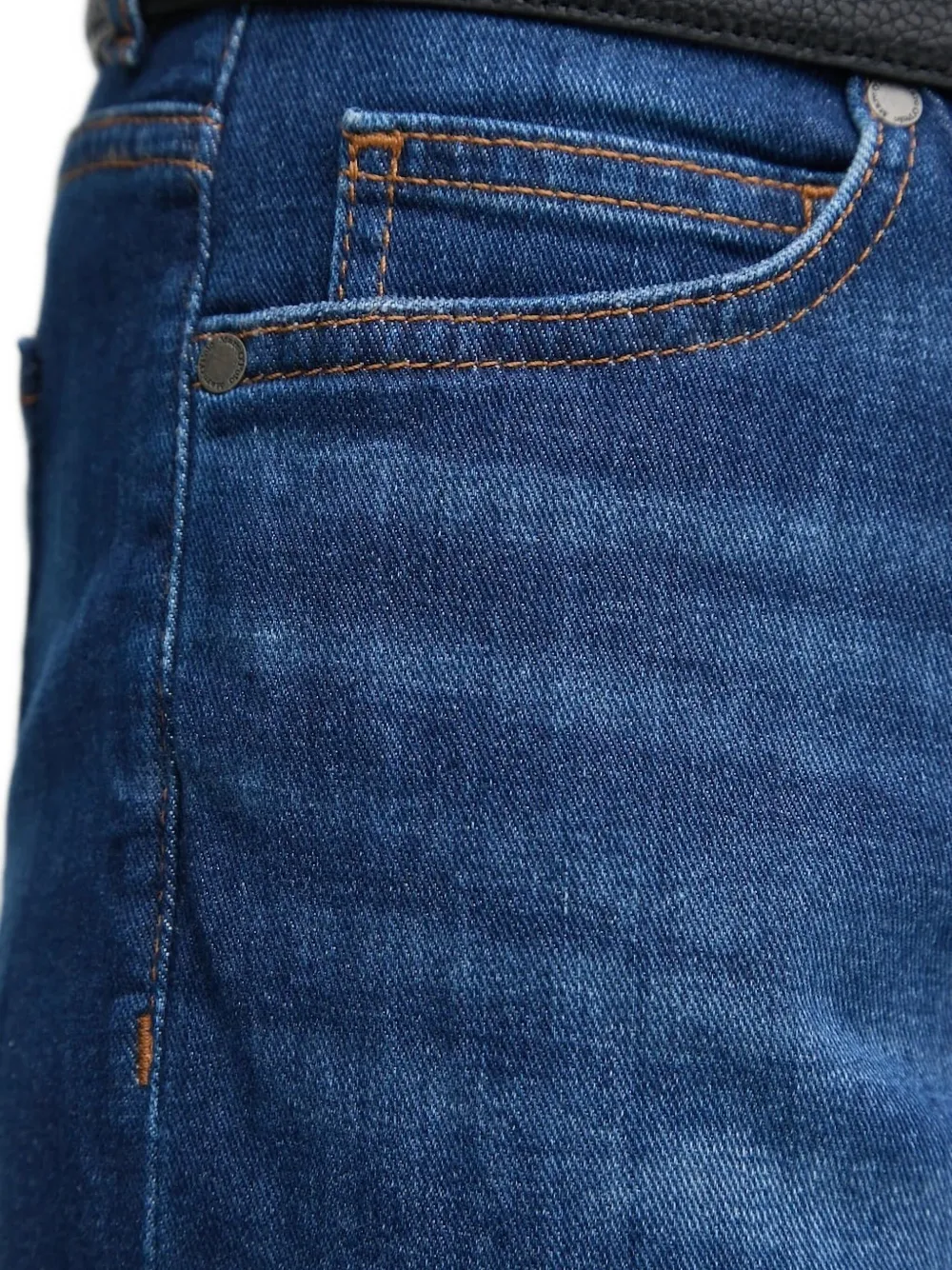 Marc O'Polo Jeans met contrasterende stiksels Blauw