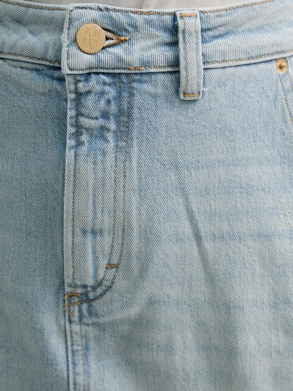 Marc O'polo Button-fastening Pocket Skirt In Blue
