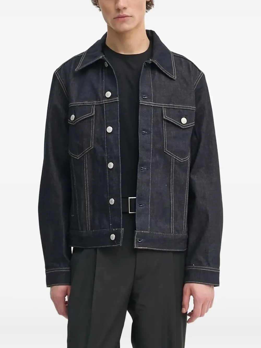 Marc O'Polo Denim jack Blauw
