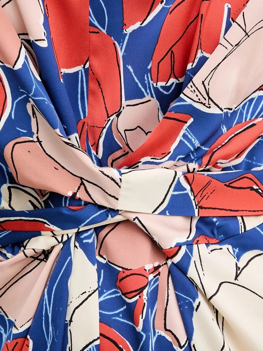 Marc O'Polo Jurk met bloemenprint Beige