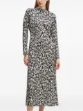 Marc O'Polo graphic-print midi dress - White