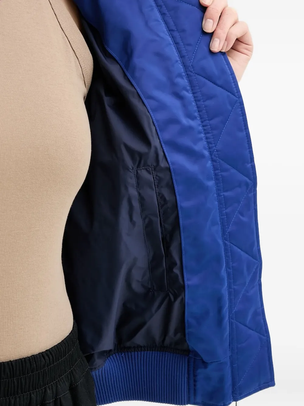 Marc O'Polo Bomberjack met rits Blauw