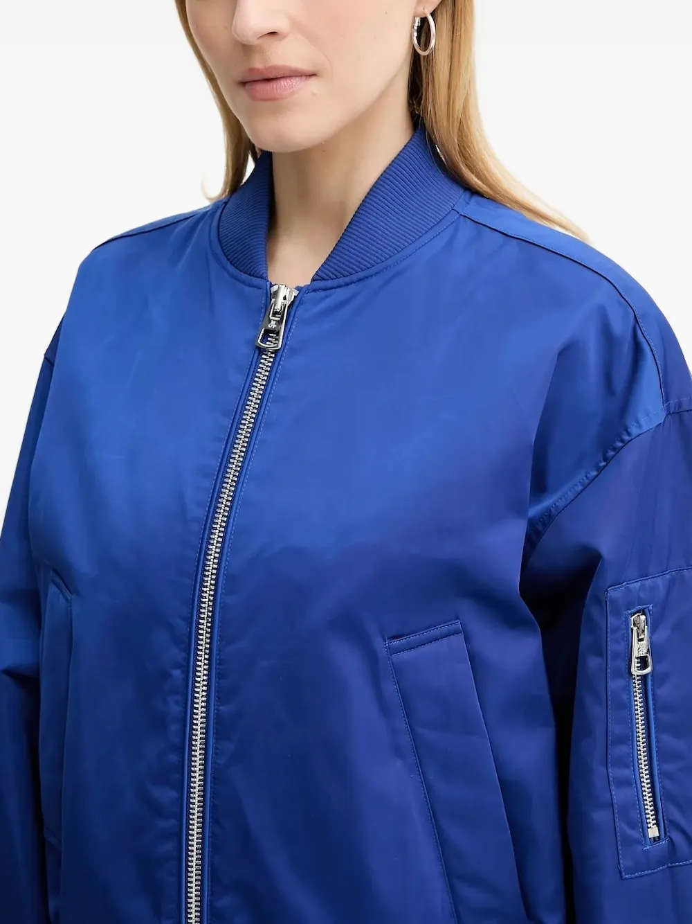 Marc O'Polo Bomberjack met rits Blauw