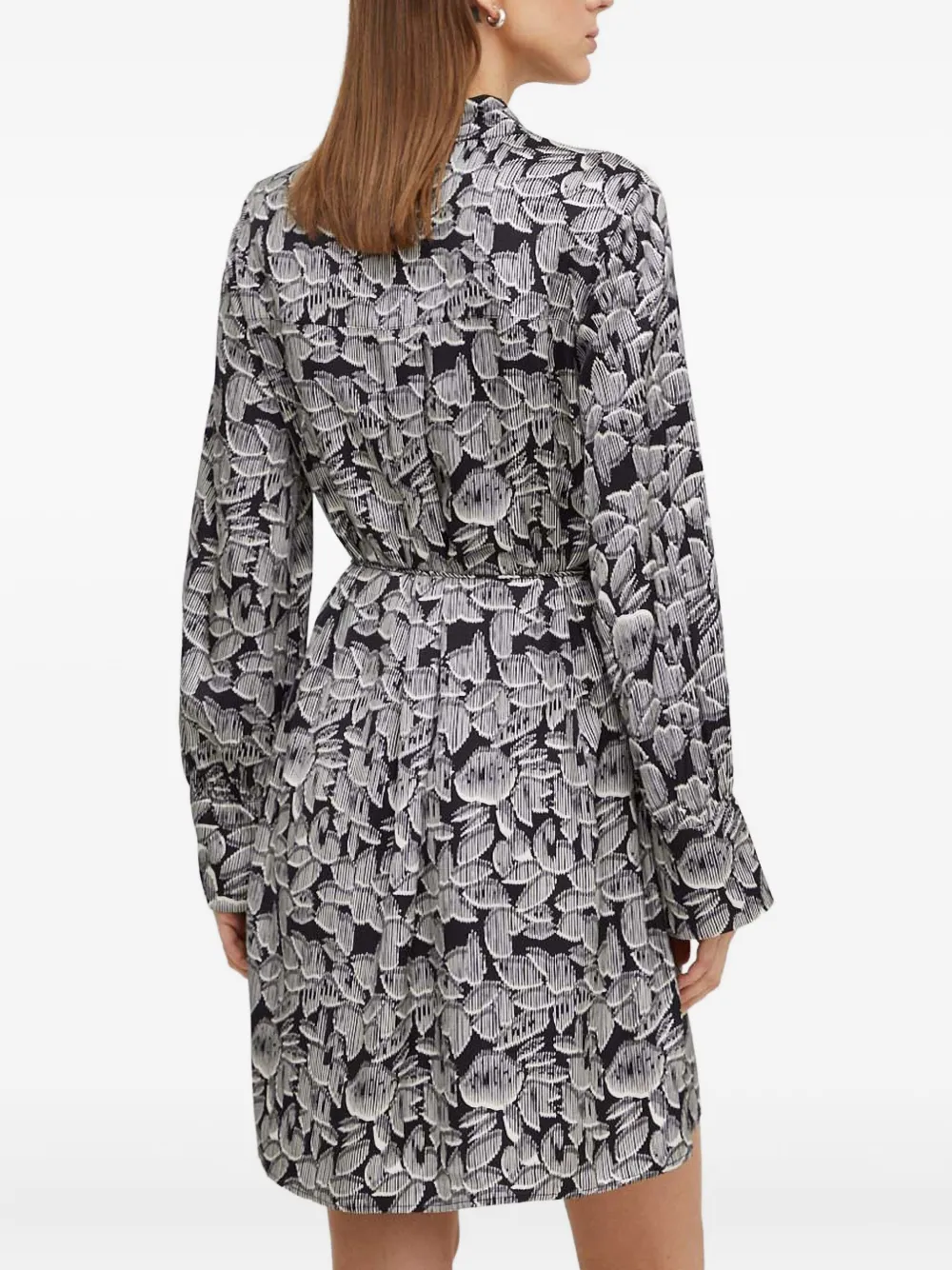 Marc O'Polo Sweaterjurk met abstracte print Grijs