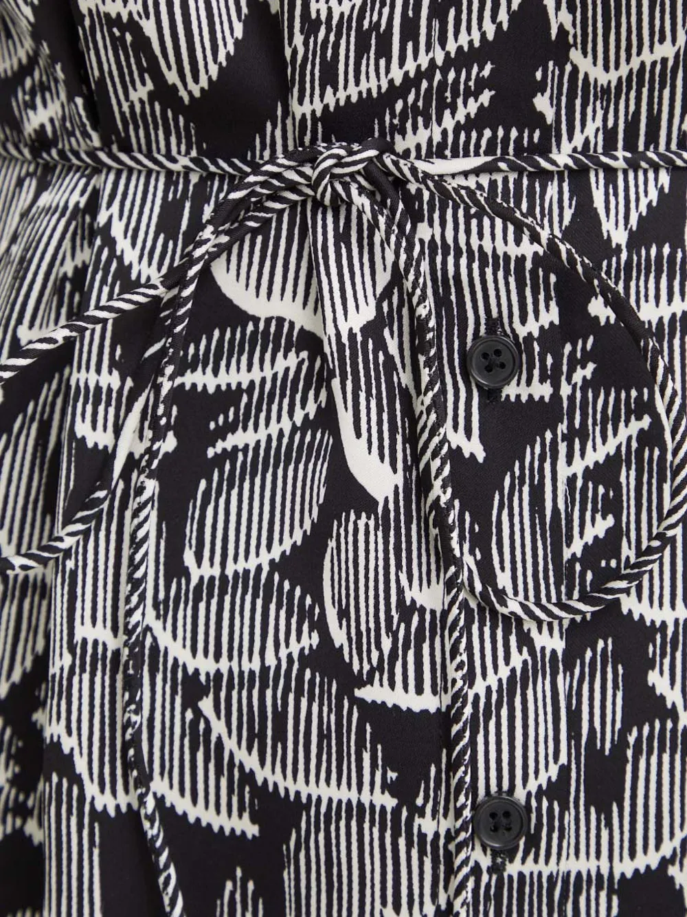 Marc O'Polo Sweaterjurk met abstracte print Grijs