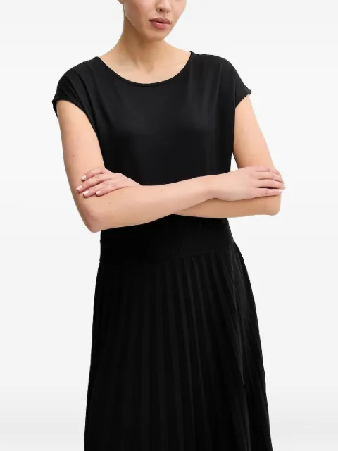 Marc O'Polo pleated cap-sleeve dress