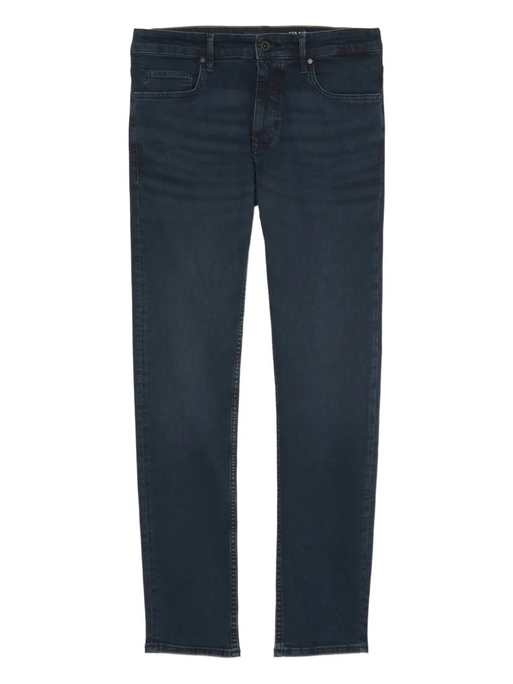 Marc O'Polo belt-loops leather-patch jeans | Blue | Image 1