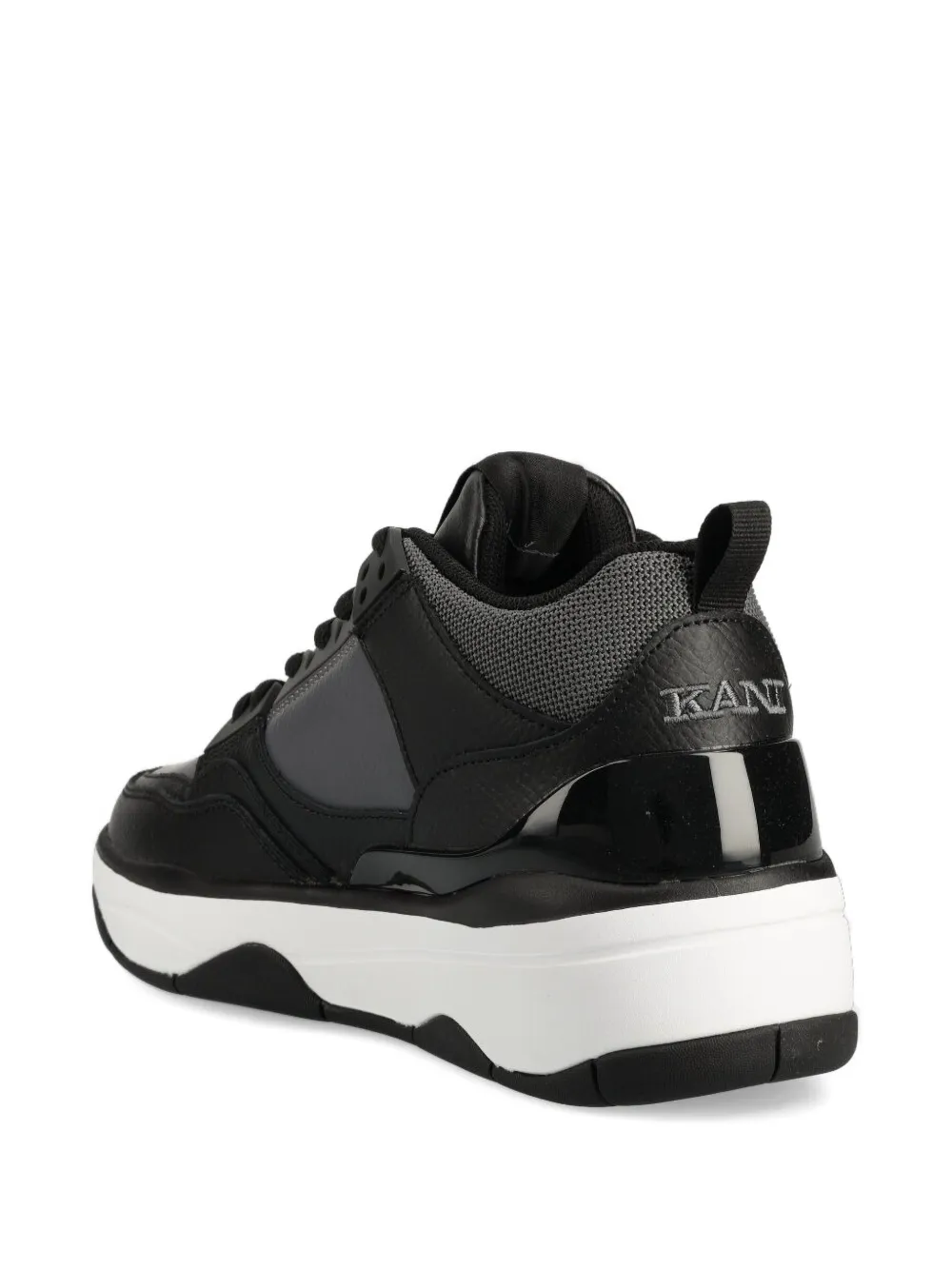 karl kani leather panelled lace-up sneakers | Hi-Tops | Image 2
