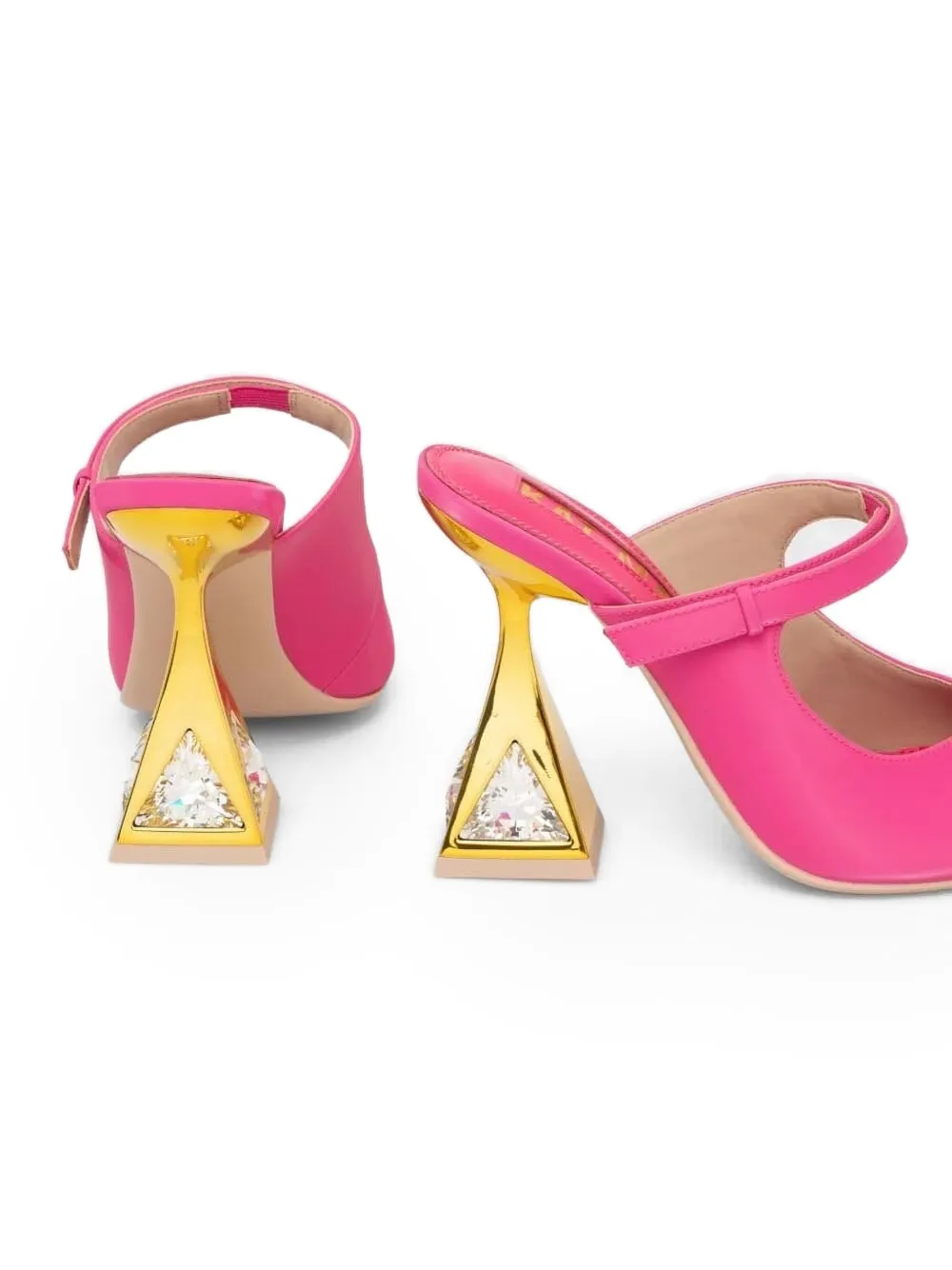 Kat Maconie 115mm Hailey heeled mules Pink