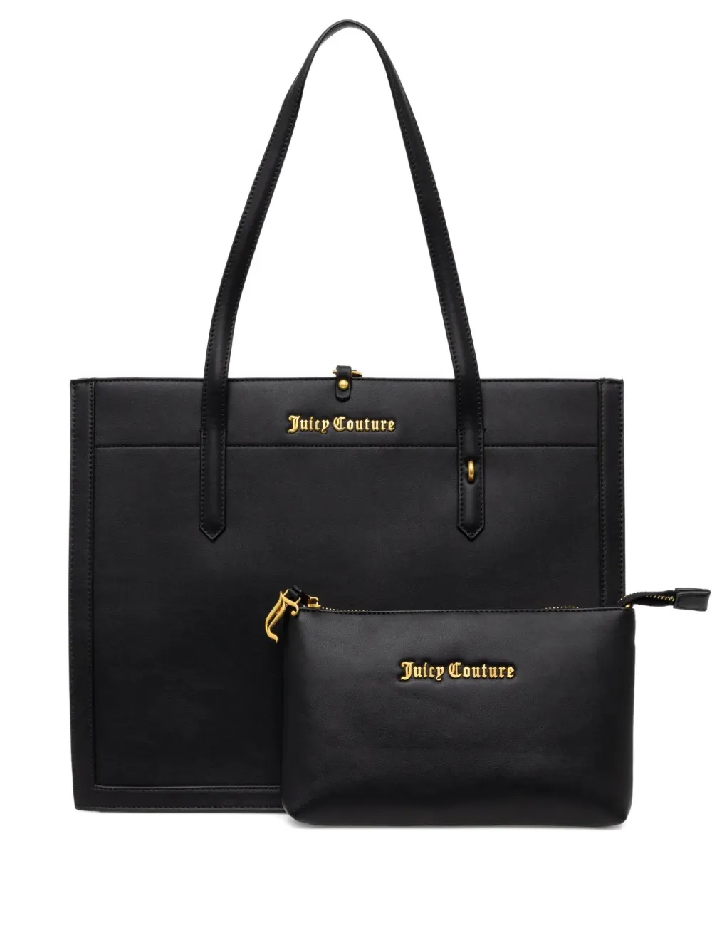 logo-plaque top-handle tote bag