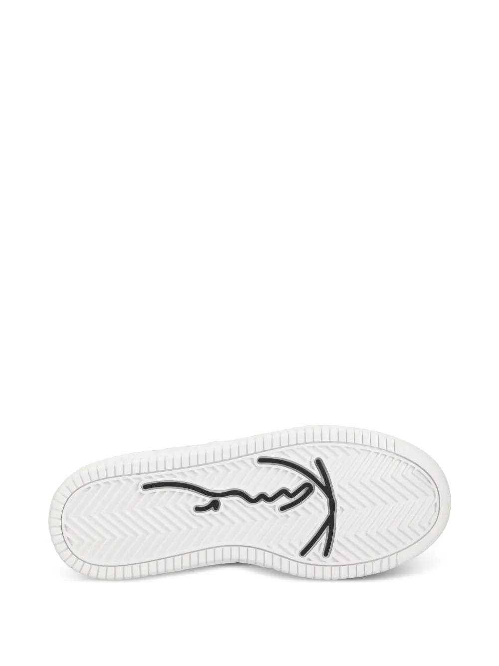 karl kani signature logo platform trainers White