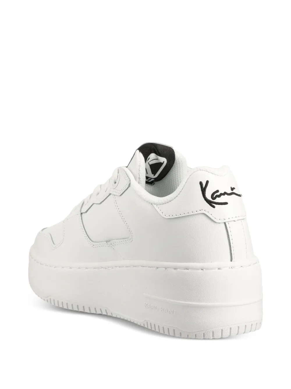 karl kani signature logo platform trainers White