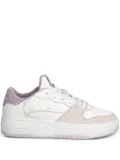 karl kani panelled lace-up trainers - White
