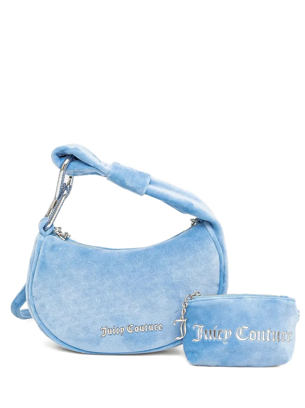 crystal-embellished velvet tote bag
