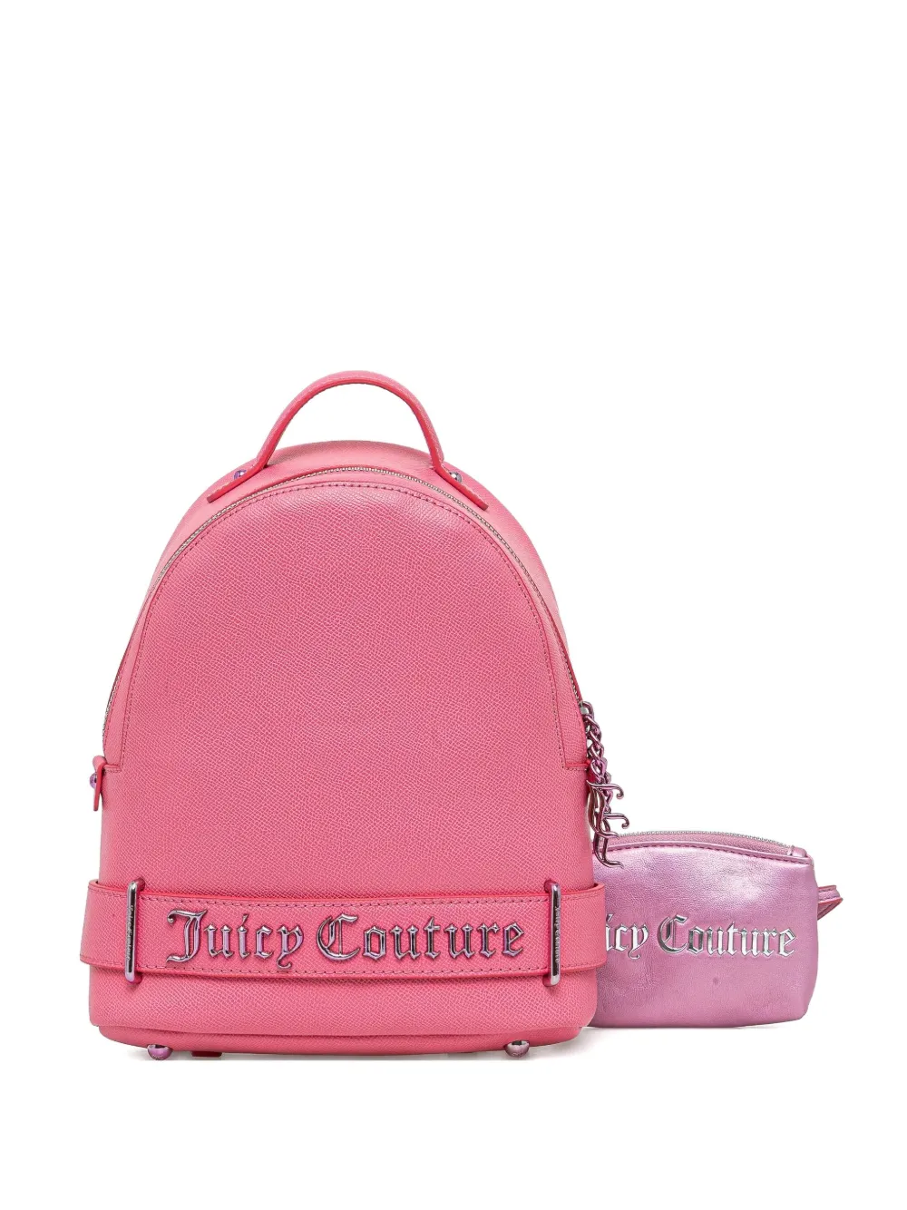logo-plaque strap backpack
