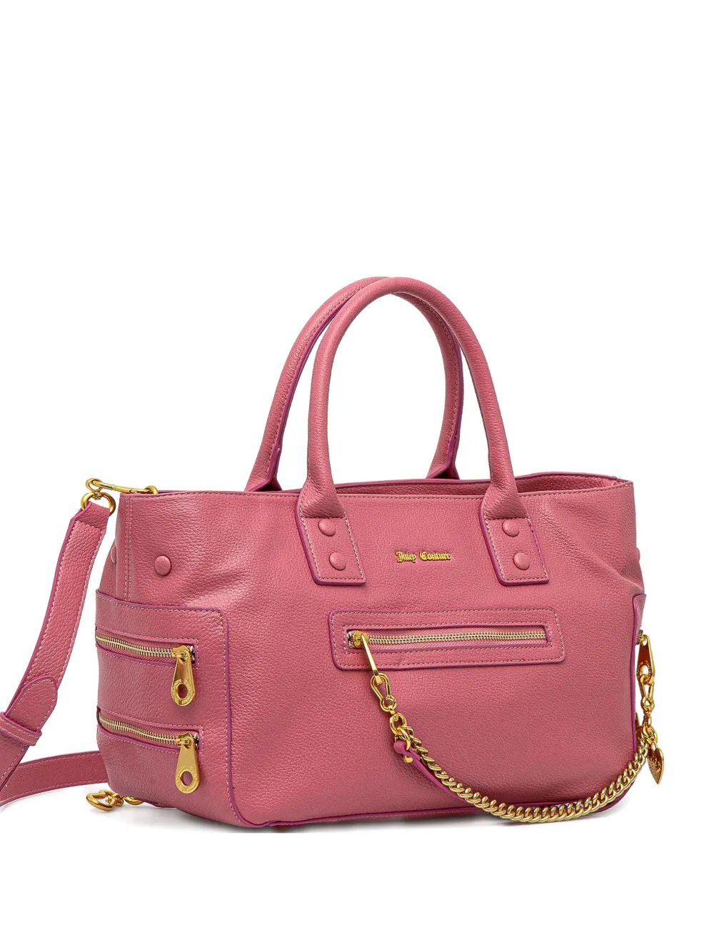 chain-detailed tote bag
