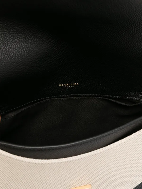 DeMellier The Siena Saddle ハーフムー ン パドロック バッグS TheSiena_TanSmallGrain_1_2dc1f