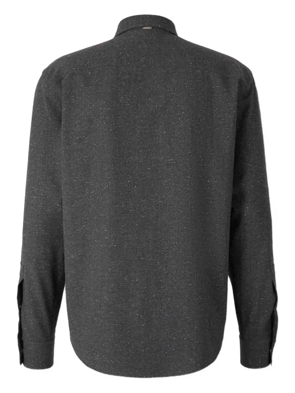 Herno Shirtjack met textuur Grijs