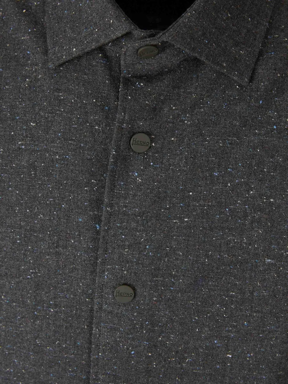 Herno Shirtjack met textuur Grijs