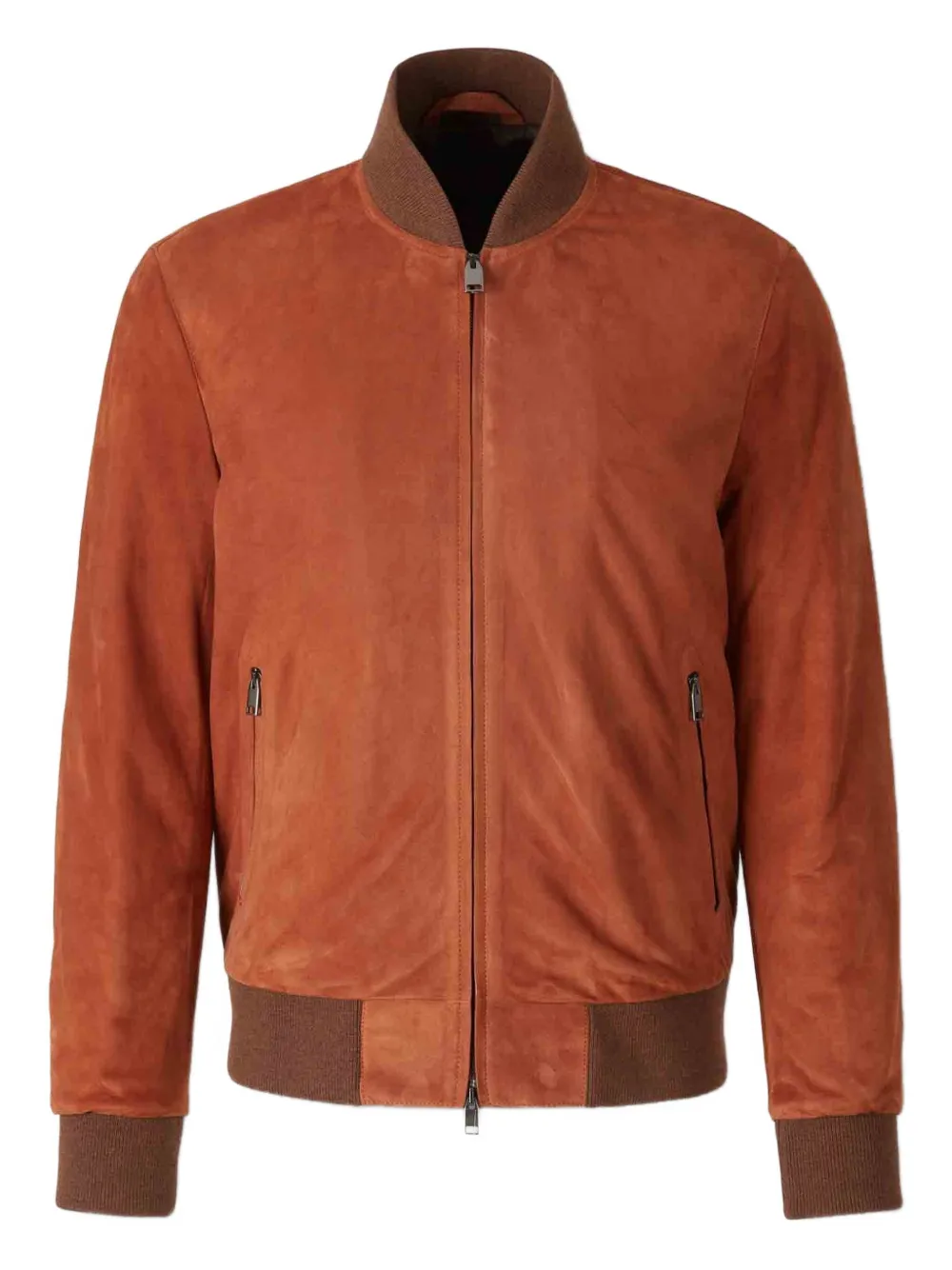 Brioni suede bomber jacket Bruin