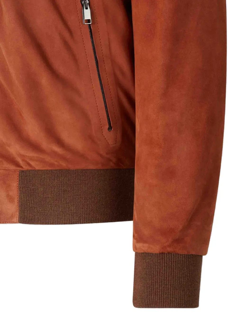 Brioni Suède bomberjack Bruin