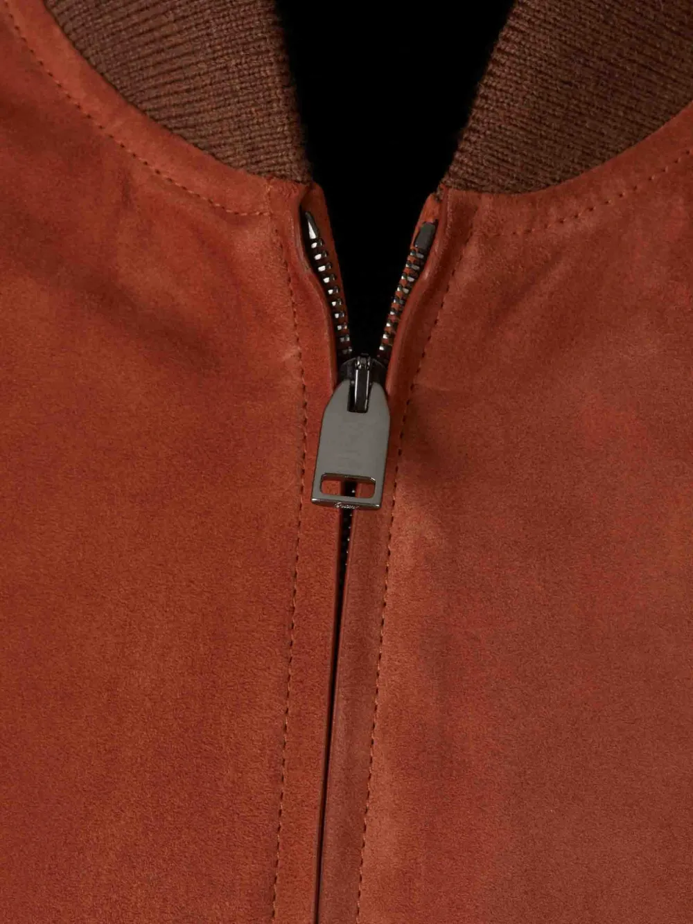 Brioni Suède bomberjack Bruin