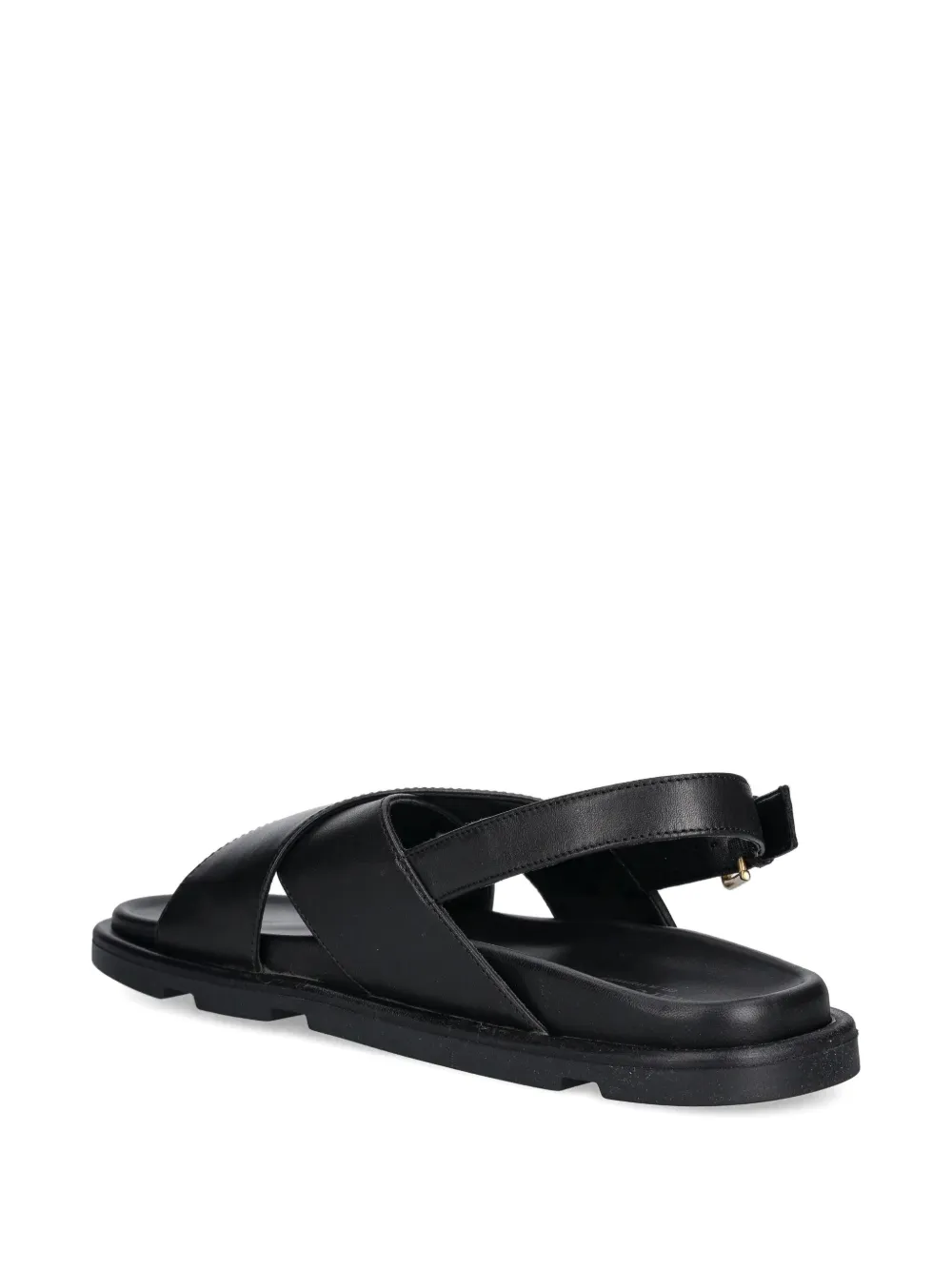 Marc O'Polo Slingback sandalen met gekruiste bandjes Zwart