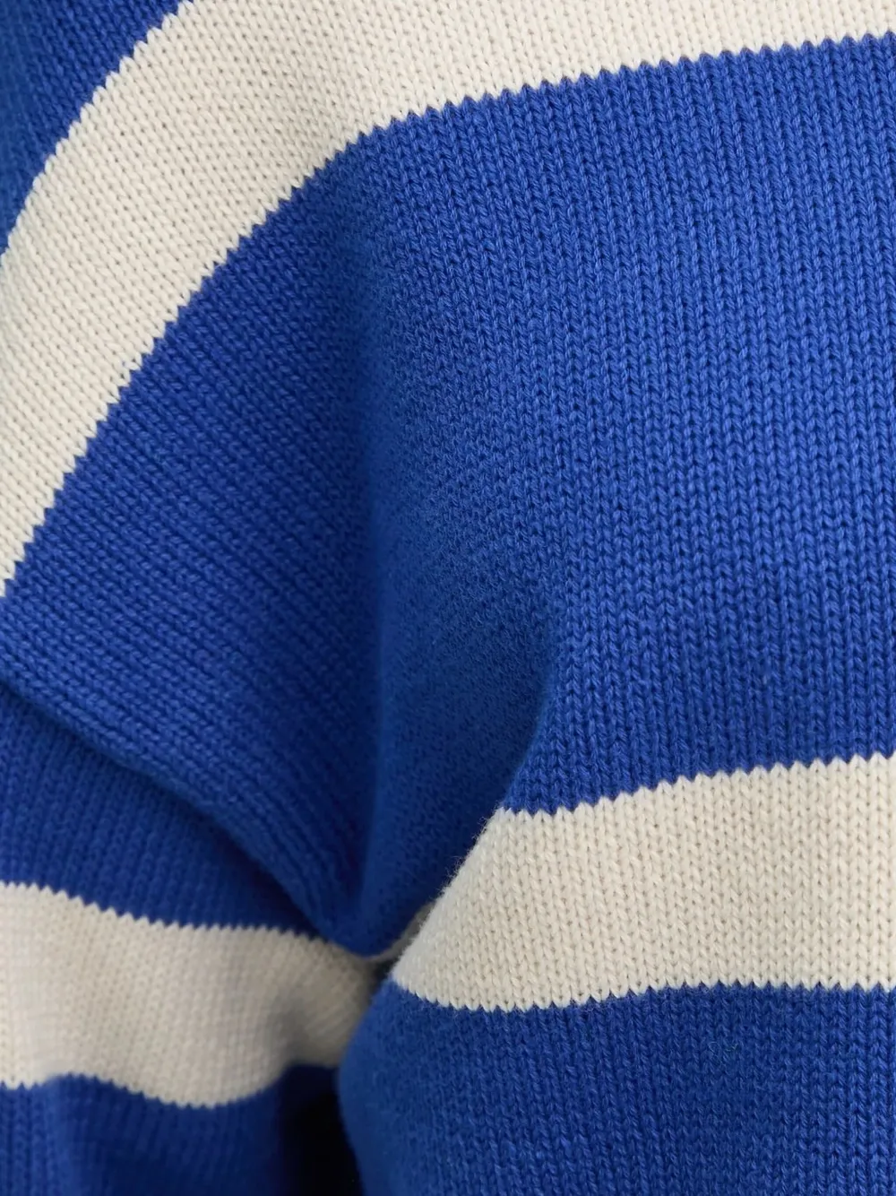 Marc O'Polo Gestreepte trui met ronde hals Blauw
