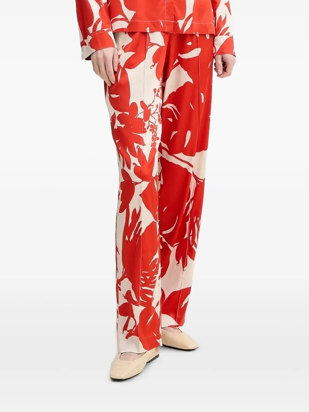Marc O'Polo フローラル パンツ - レッド Marc O'Polo フローラル パンツ - レッド