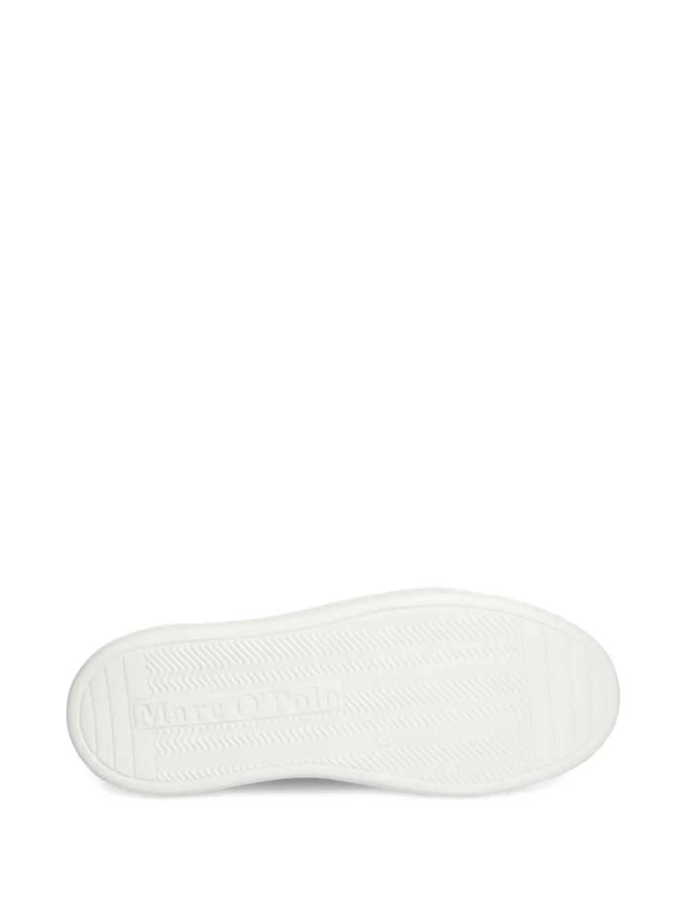 Marc O'Polo metallic-finish platform sneakers Grey